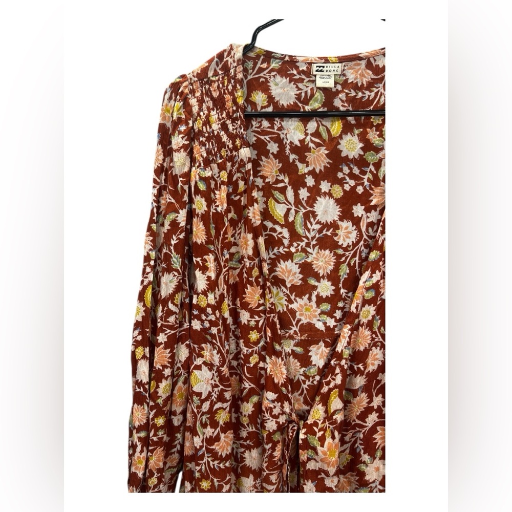 Billabong Spring Romance Mini Wrap Dress Size S - Picture 4 of 12